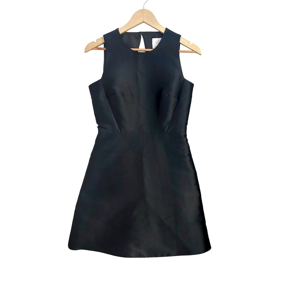 Kate Spade New York Black Silk Blend Peek-a-Boo Sheath Dress Size 4 NWT